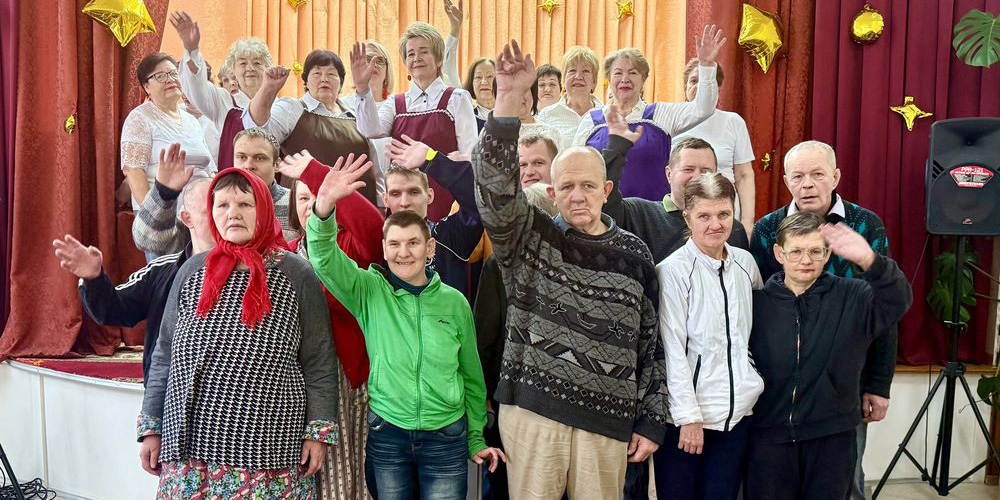 Праздничная программа в стенах Государственного учреждения «Могилевский социальный пансионат «Жемчужина»